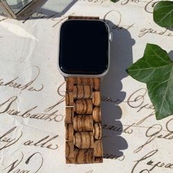 Apple Watch armband i trä - brun