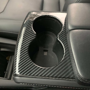 Panel mugghållaren carbon fiber glossy - Tesla Model S/X