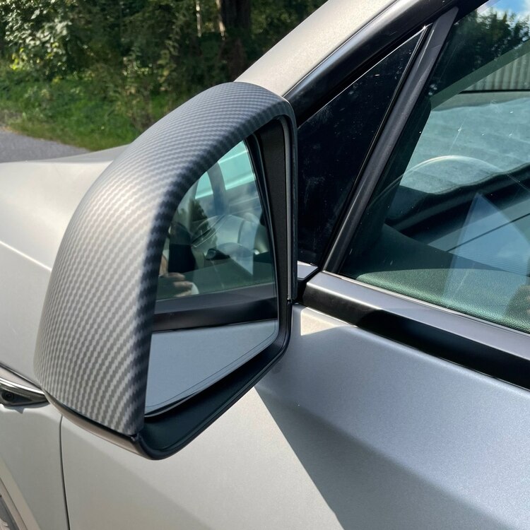 Kåpor till backspeglarna, matt carbon fiber - Tesla Model Y