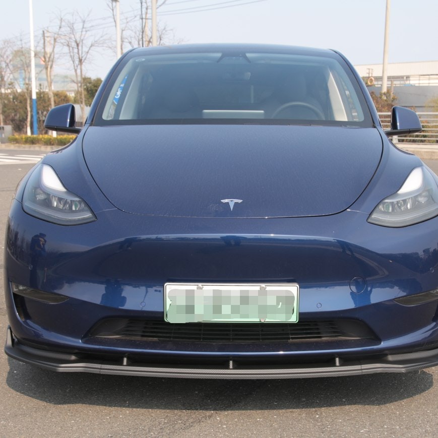 Frontspoiler matt carbon fiber - Tesla Model Y