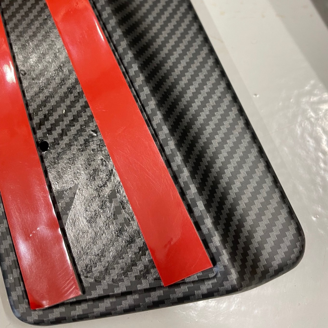 Sidokjol matt carbon fiber - Tesla Model Y