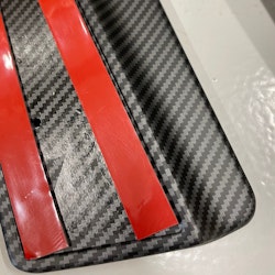 Sidokjol matt carbon fiber - Tesla Model Y