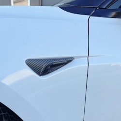 Paneler t sidoblinkers i matt carbon fiber - Tesla Model 3 Highland