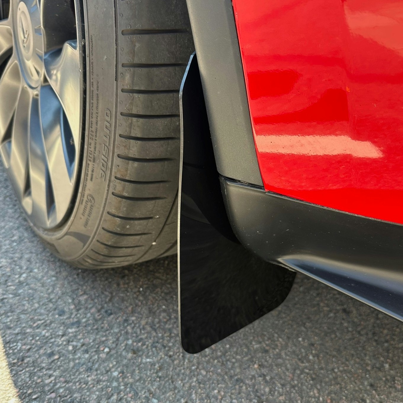 Mud flaps, TPU - Tesla Model Y