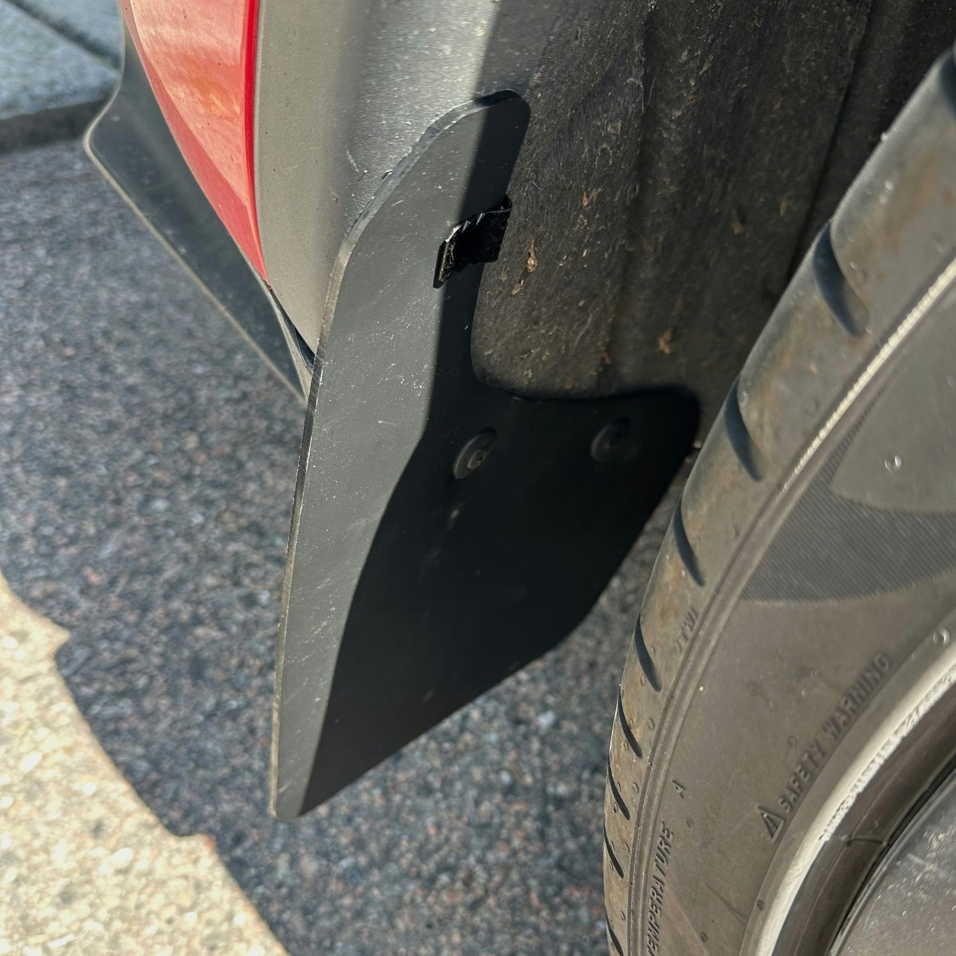 Mud flaps, TPU - Tesla Model Y