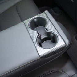 Silicone cup holder, black, rear armrest - Tesla Model 3 Highland