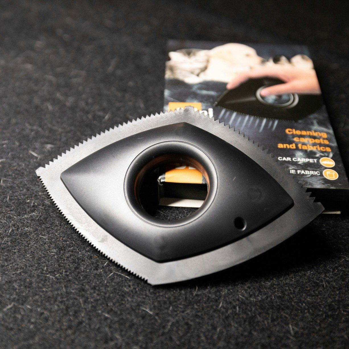 Dog hair scraper