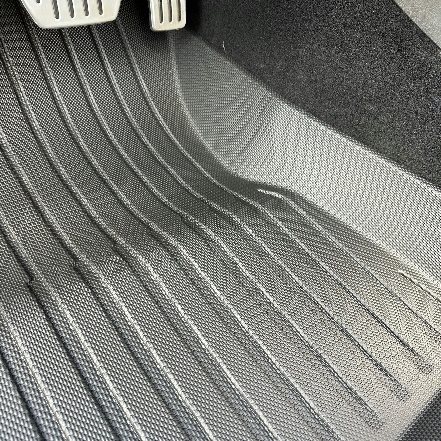 Interiörmattor TPE nano, hög kant - Tesla Model 3