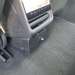 Trash can under the rear screen - Tesla Model 3 Highland