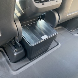 Rear seat storage, click lid - black - Tesla Model Y