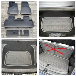 Package: 7 pcs XPE mats - Tesla Model Y 7 seats