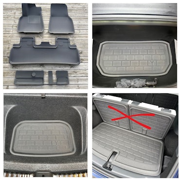 Paket: 7 st XPE-mattor - Tesla Model Y 7 säten