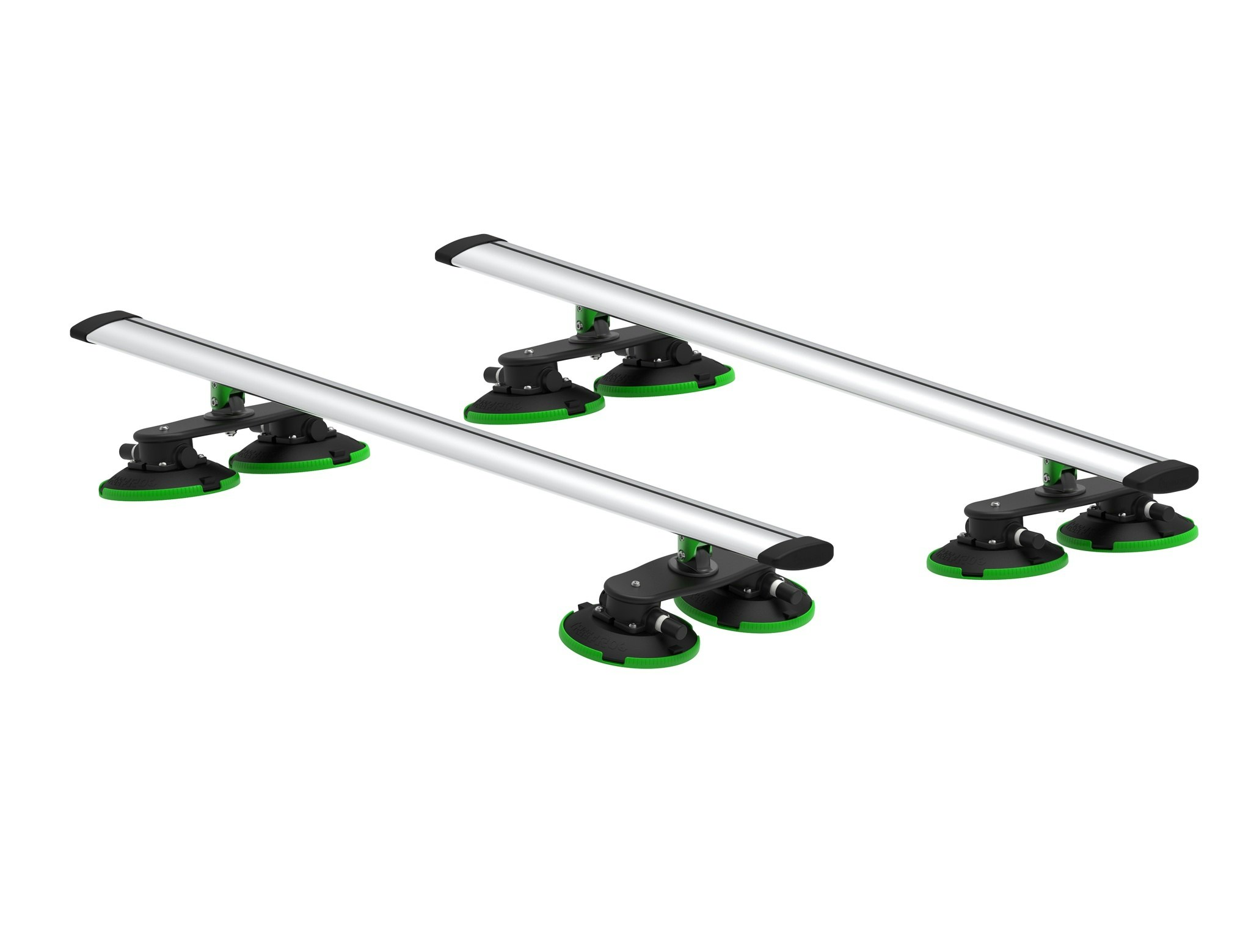 Roof racks with vacuum mounts, 8 mounts - Tesla Model S/3/Y