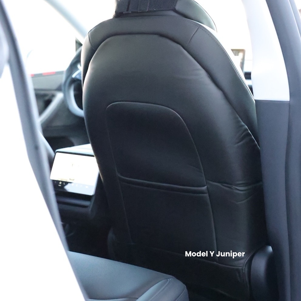 Antikick t framsätena, svart heltäckande modell, set om 2 - Tesla Model 3/Y