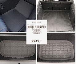 Paket: 6 mattor XPE - Tesla Model Y Juniper