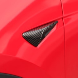 Paneler t sidoblinkers i glossy carbon fiber - Tesla Model 3 2021/Y -2025.2