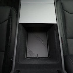 Silikonmatta till armstödet, svart - Tesla Model 3 2023.10-/Y 2025.3-