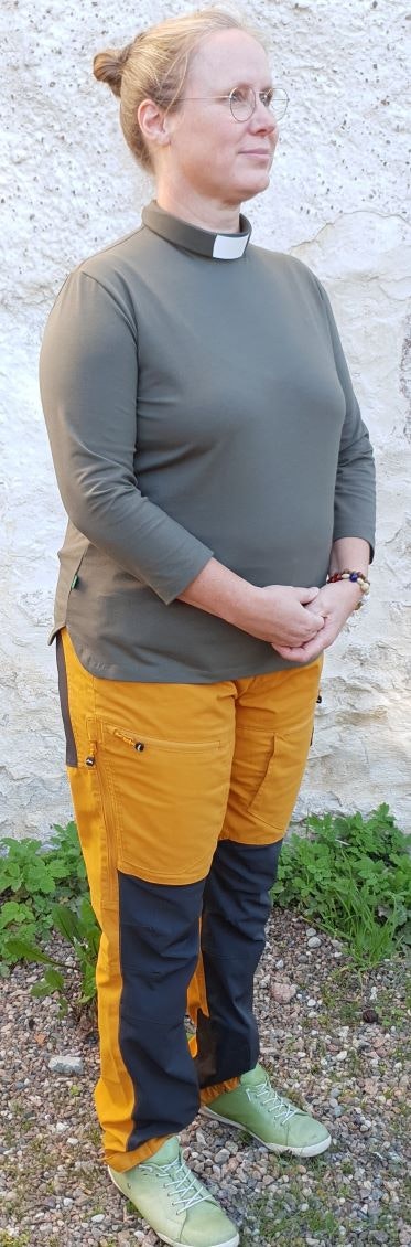 Fynd Alexandra Diakon, XS, Jadegrön, Kort ärm