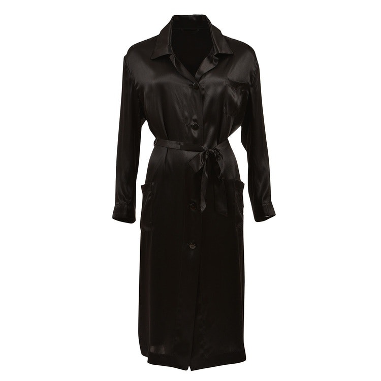 WOMEN'S ROBE BLACK