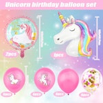 Ballonger 4 år Unicorntema