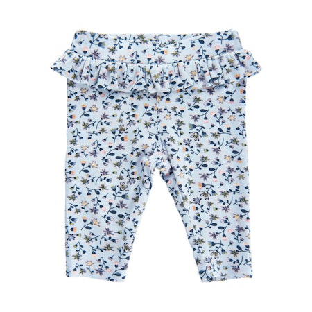Leggings AOP - blå blommönstrad