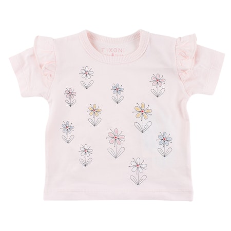 BlommorT-Shirt Soft Rosa