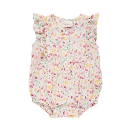Minymo body  rosa blommigt