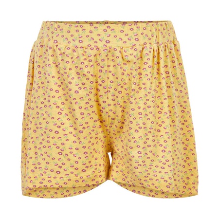 Shorts Minymo - gula småblommiga