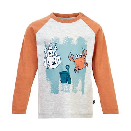 T-Shirt långärm med tryck
