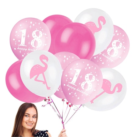 18-års ballongkit Rosa