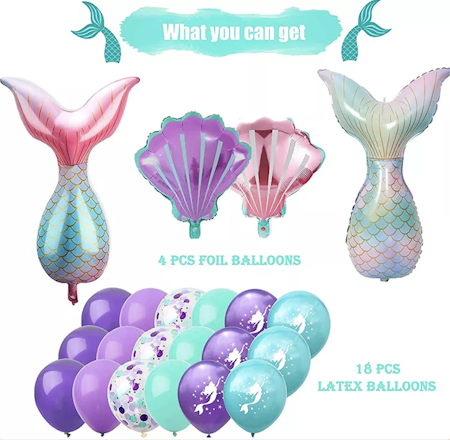 Ballonger - Sjöjungfru Glittriga