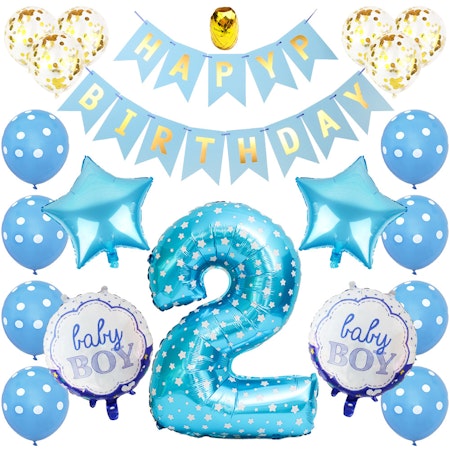 Ballonger 2 år Kalaskit - Blått