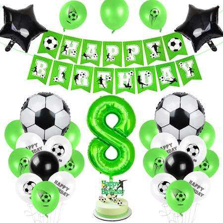 8 år Fotbollstema