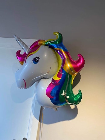 STOR enhörning - unicorn folieballong