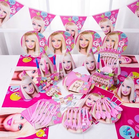 Barbie - Kalaspaket för 6p (förköp inkommer 25/2)