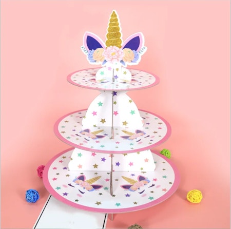 Muffinsställ Unicorn