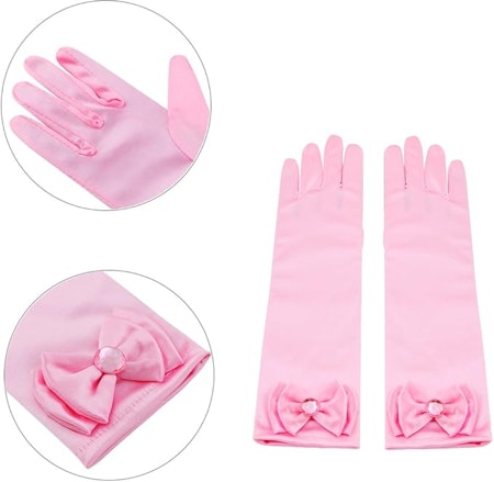 Prinsessa handskar - Rosa