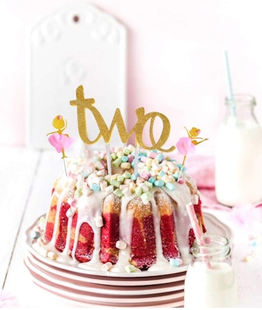 2 år - TWO-tårtdekoration
