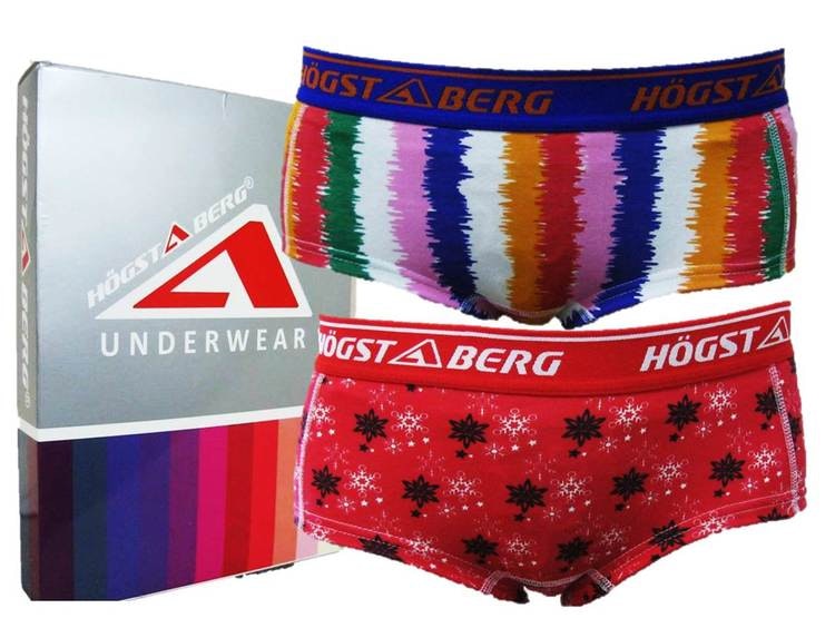 2 Pack Dam Boxer Trosor-hipster