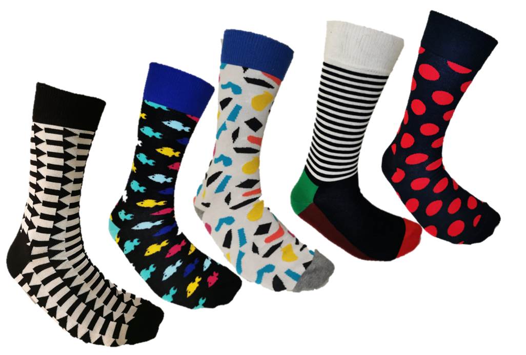 Färgglada Strumpor-Socks 10 Par 40-45