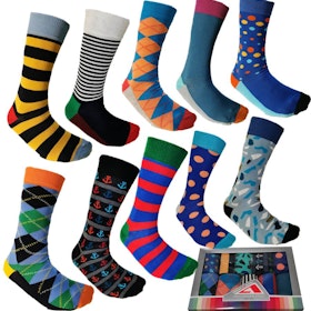 Färgglada Strumpor-Socks 10 par Storlek 40-45