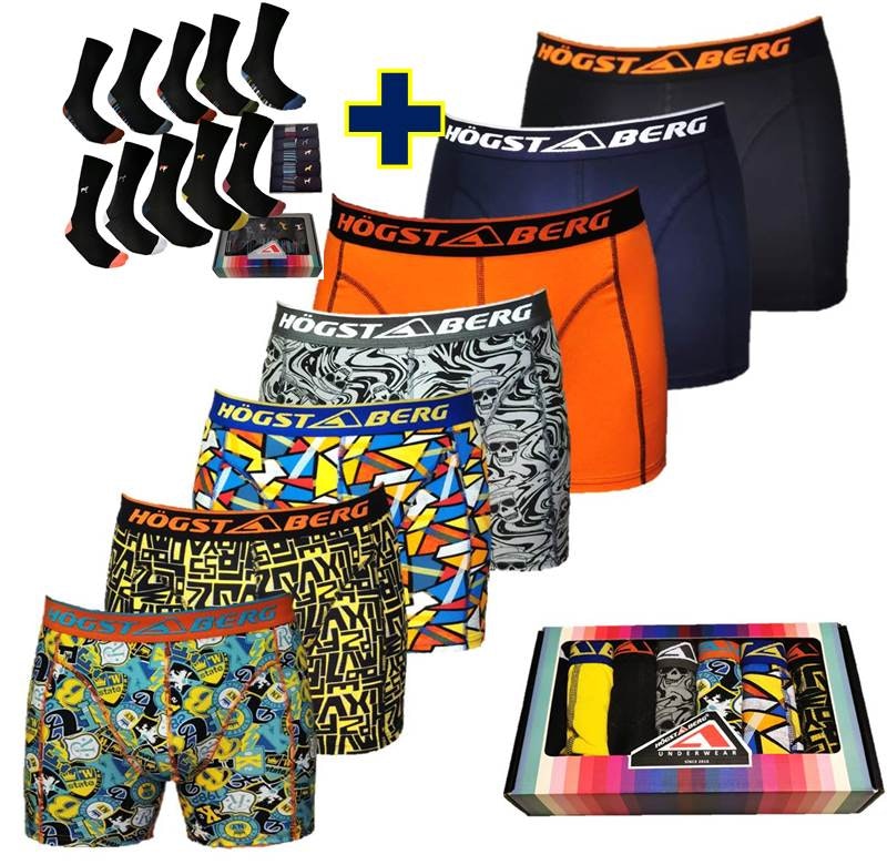 7 Pack Boxer Short + 10 Par strumpor PÅ KÖPET