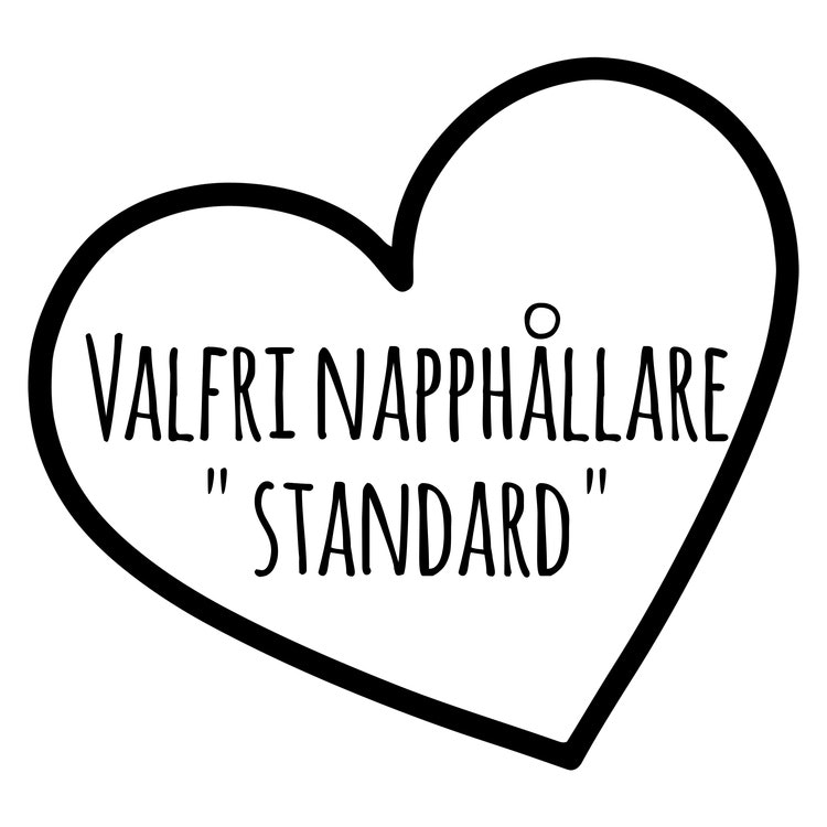 Napphållare " valfri standard "