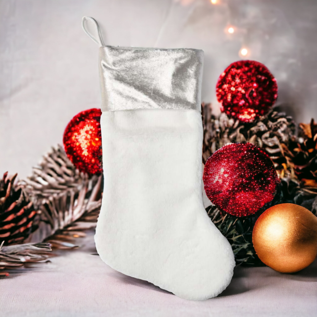 Julstrumpa - Vit