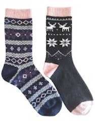 Ullsock mörkblå stl 37-42