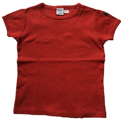 Röd t-shirt stl 122/128