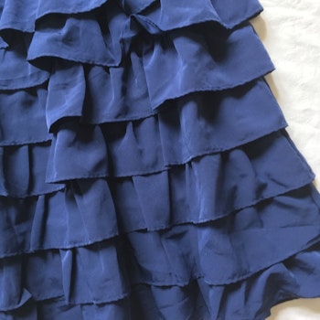 Blå klänning stl 38