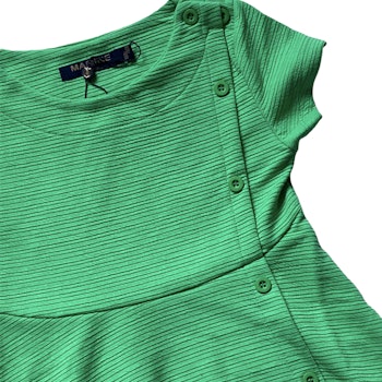 Grön klänning stl 122-164