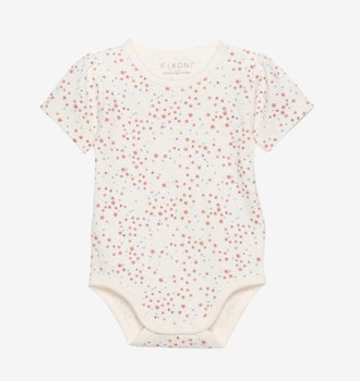 Kortärmad body rosa stl 50-86
