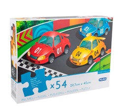 Pussel racerbilar 54 bitar